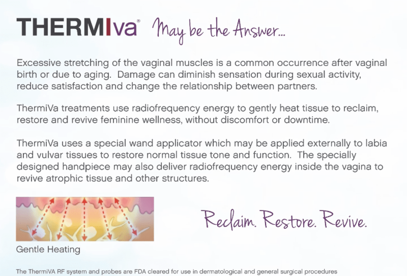 Reclaim, Restore, Revive with ThermiVA